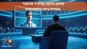 קורבן רצח העיד במשפט –  באמצעות בינה מלאכותית
